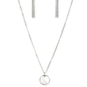 New Age Nautical White Necklace